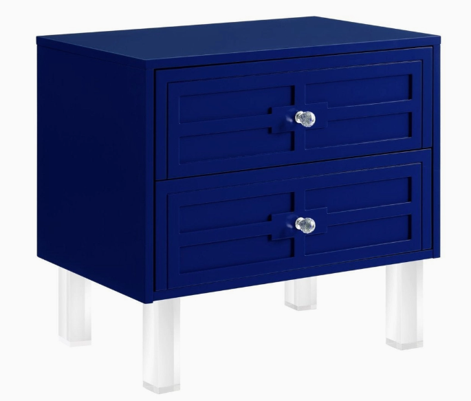 Navy Luxe Nightstand