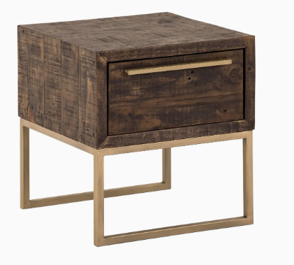 Bastion Reclaimed Wood Nightstand