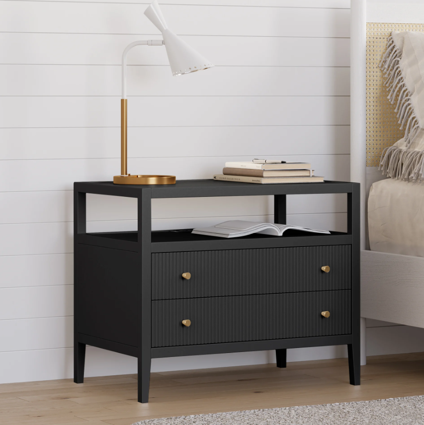 Delano Wide Charging Nightstand