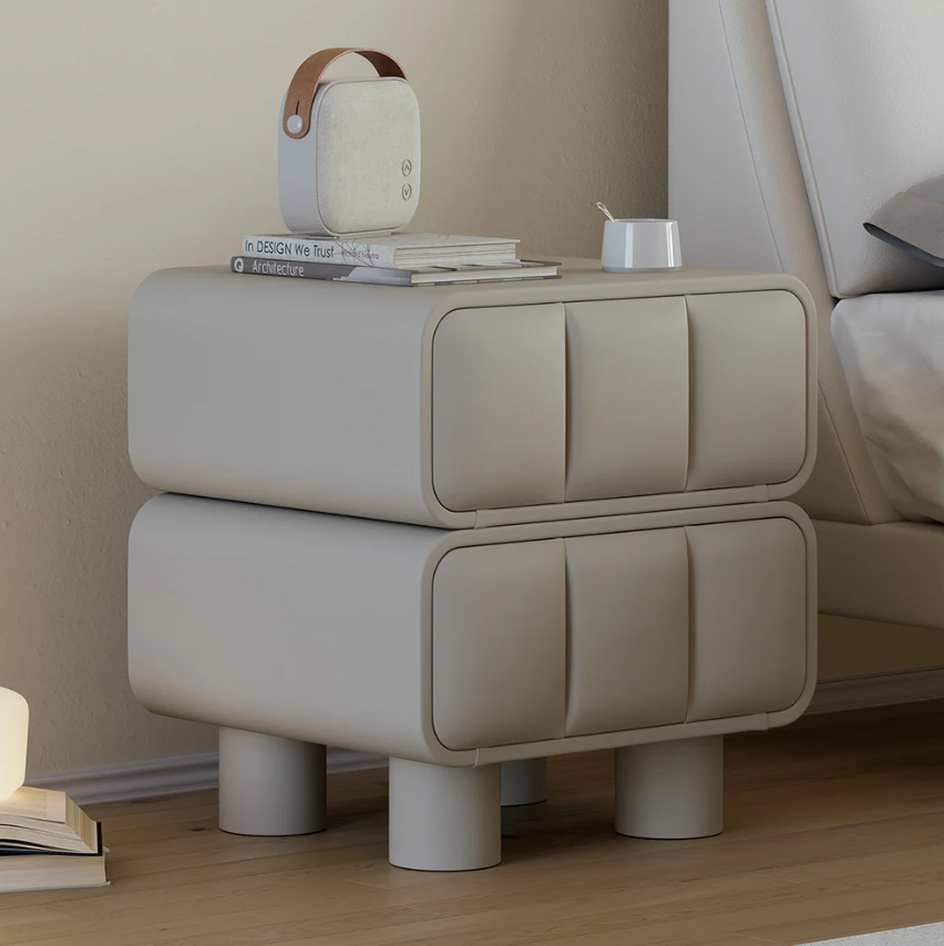 StrataTech Leather Charging Nightstand