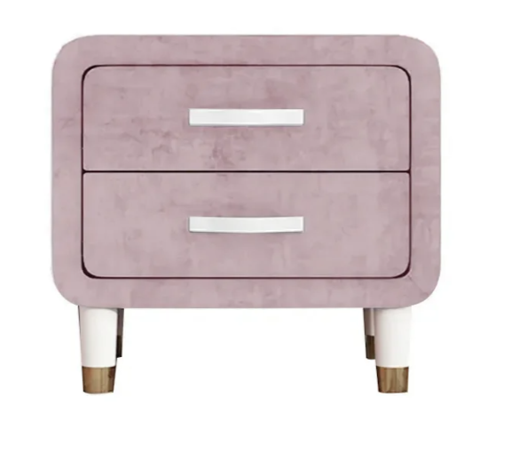 Rosette Velvet Nightstand