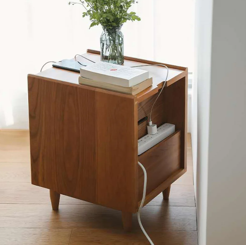 Harvest Grove Rattan Nightstand