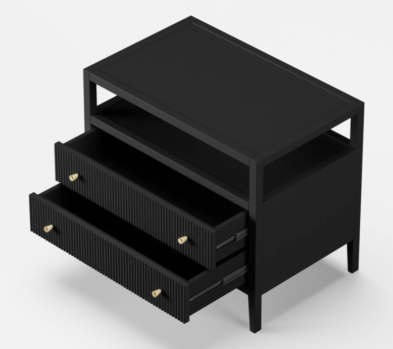 Delano Wide Charging Nightstand