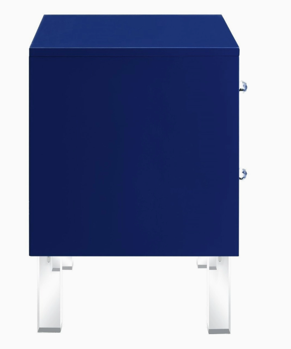 Navy Luxe Nightstand