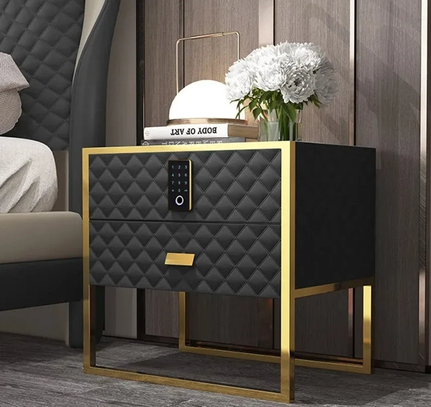 Fortro Secure Glass Nightstand