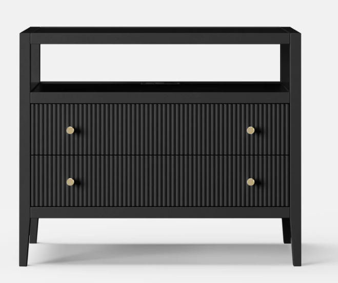 Delano Wide Charging Nightstand