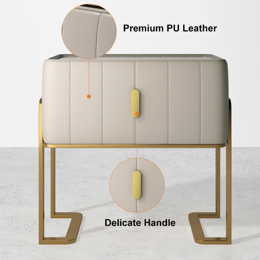 Champagne Luxe Nightstand