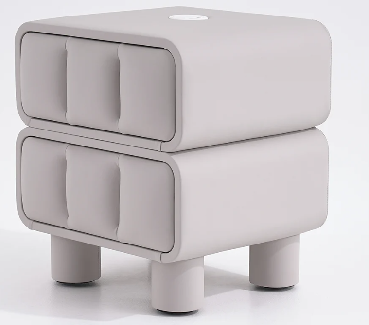 StrataTech Leather Charging Nightstand