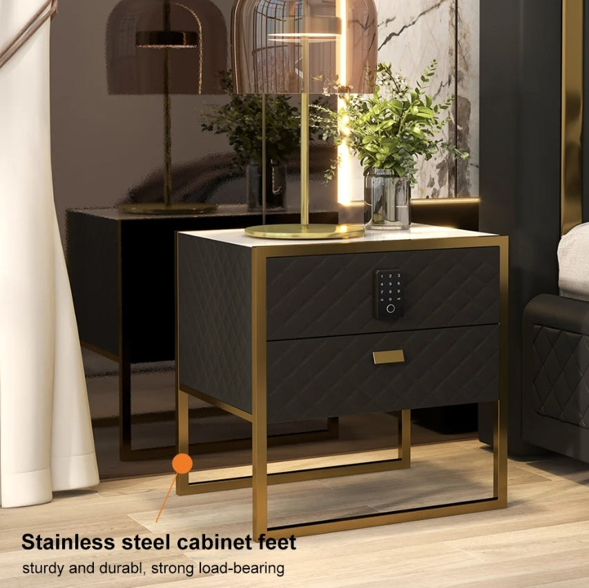 Fortro Secure Glass Nightstand