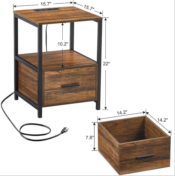 Voltwood Nightstand