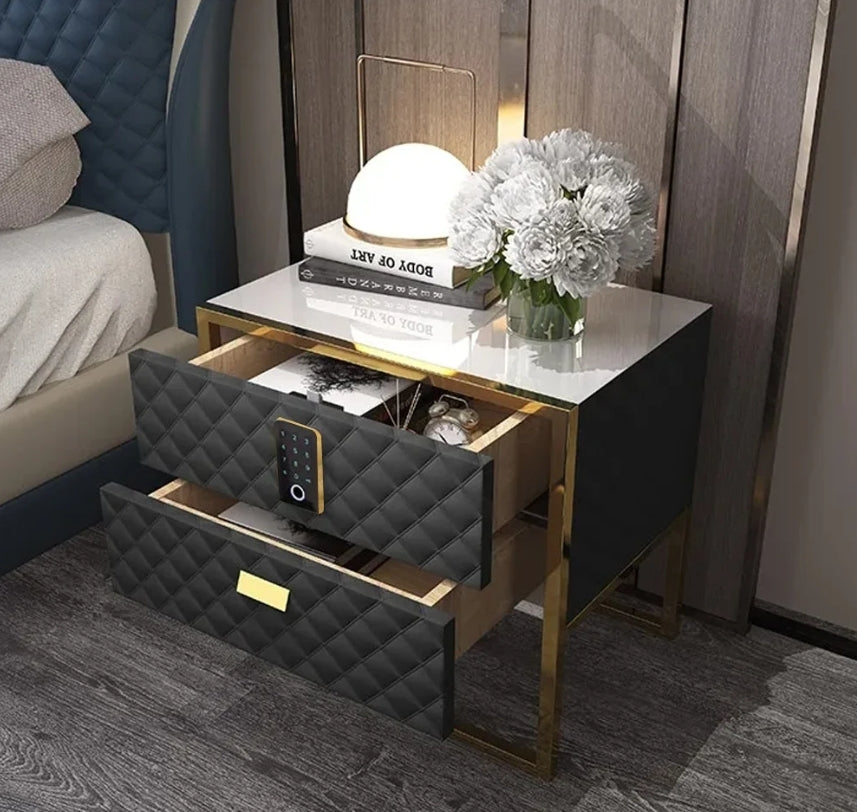 Fortro Secure Glass Nightstand