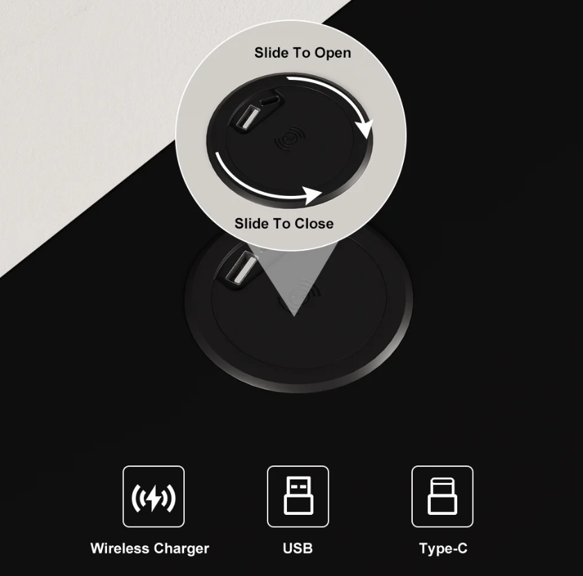 LuminEdge Smart Nightstand