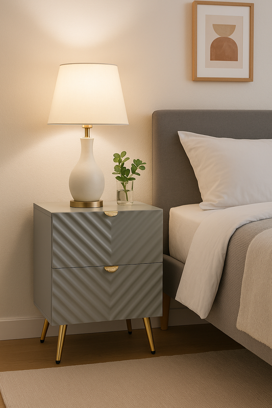 Gaines Blue Nightstand