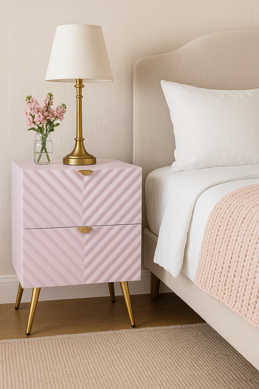 Gaines Pink Nightstand