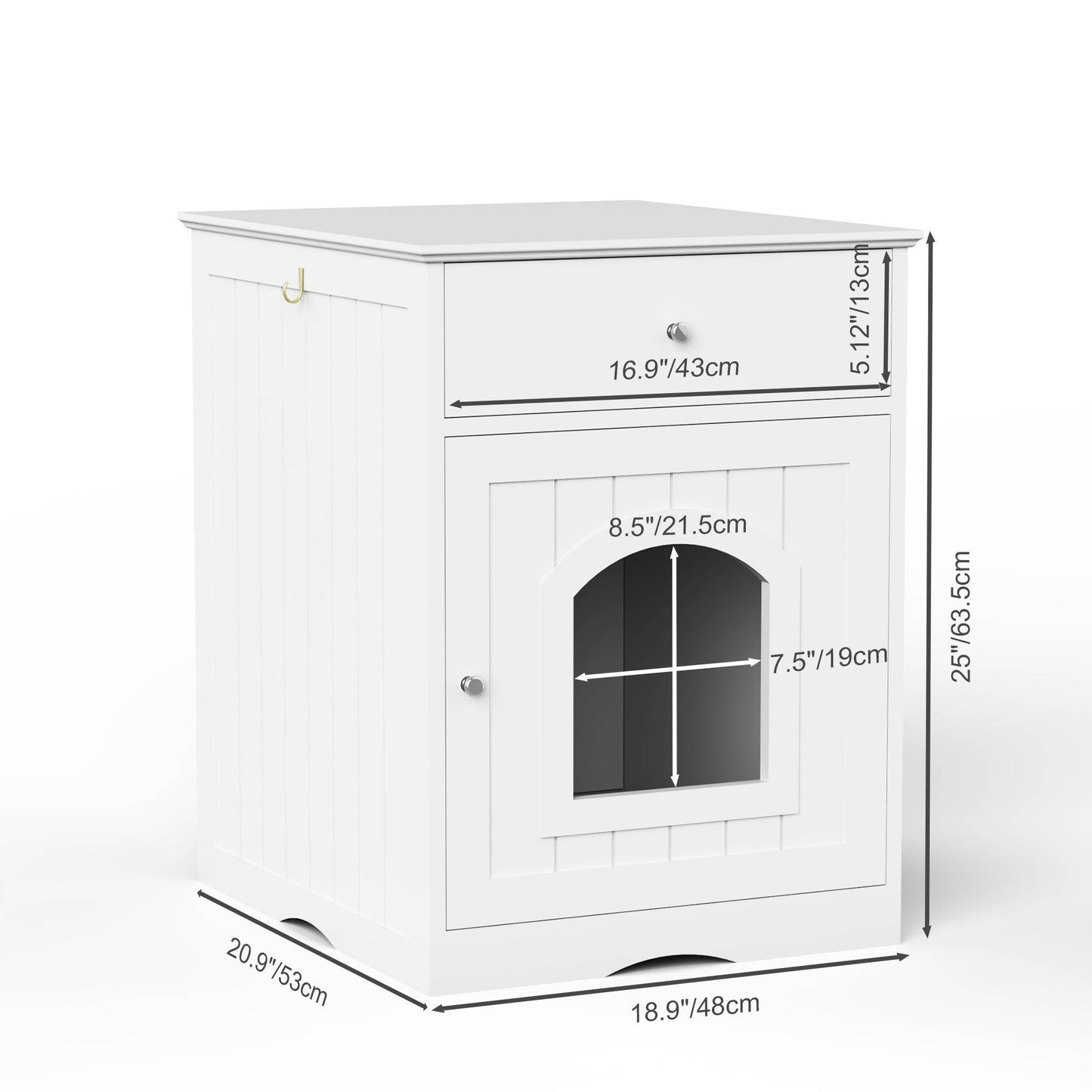 WhiskerHide Nightstand
