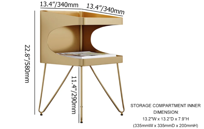 Tamsen Open Nightstand