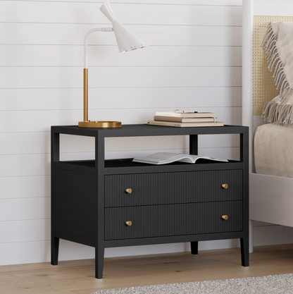 Delano Wide Charging Nightstand