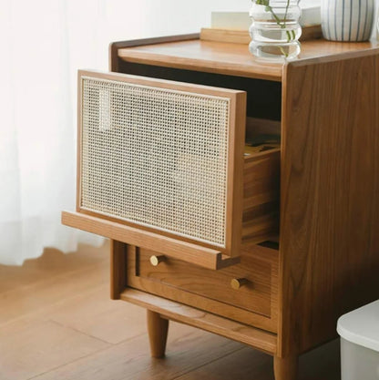 Harvest Grove Rattan Nightstand