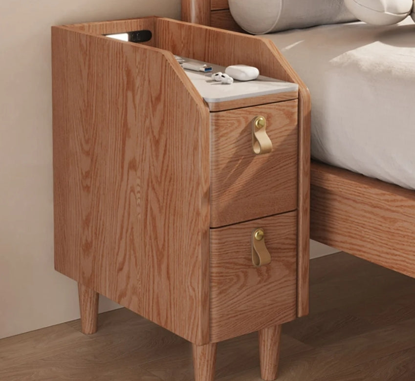 Lumia Cherry Tech Nightstand