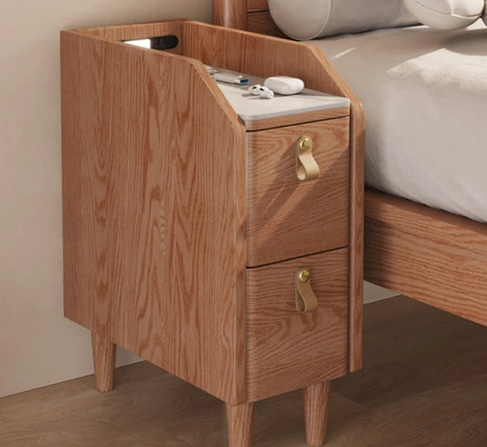 Lumia Cherry Tech Nightstand