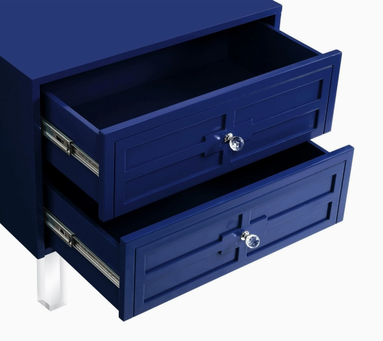 Navy Luxe Nightstand