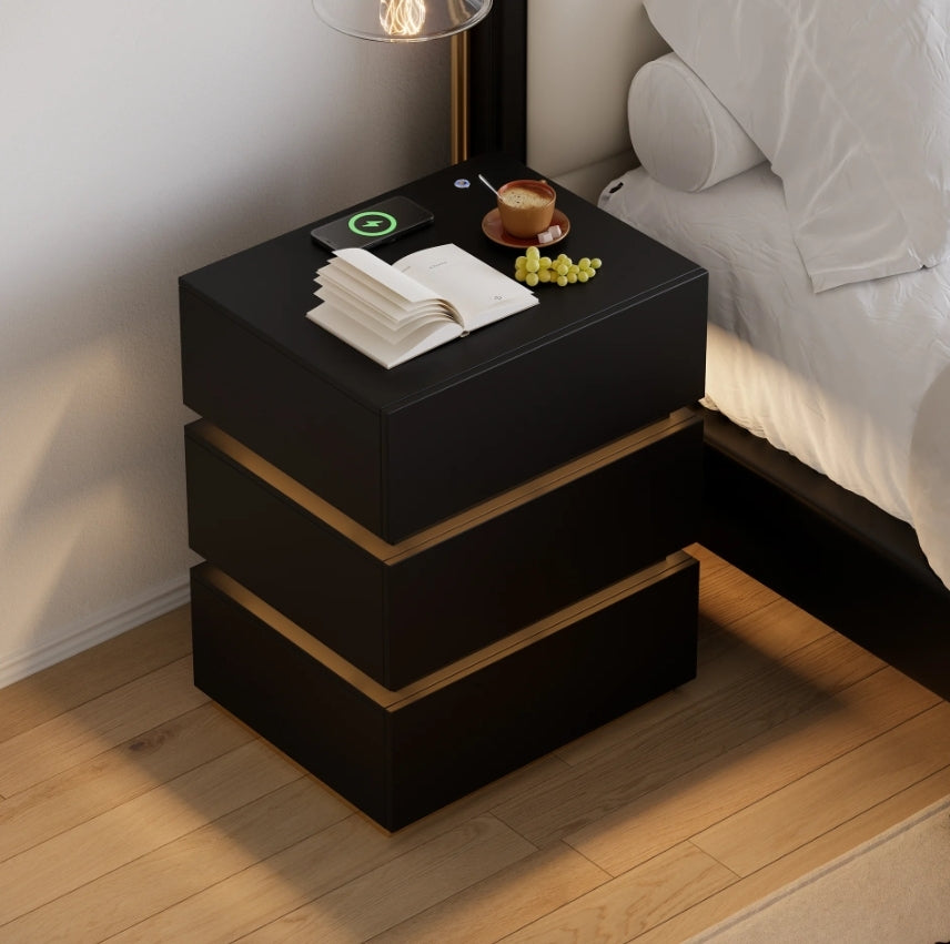 LuminEdge Smart Nightstand