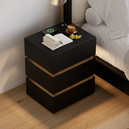LuminEdge Smart Nightstand