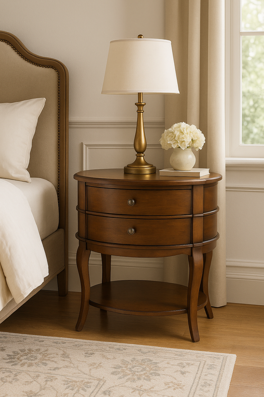Umber Crest Nightstand
