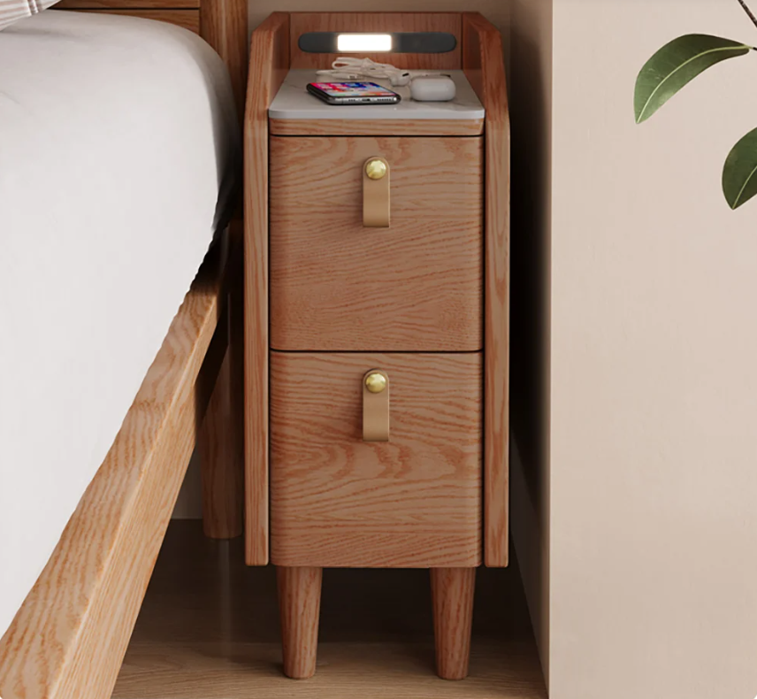 Lumia Cherry Tech Nightstand