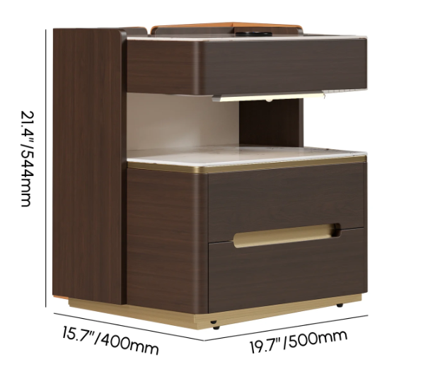 Echelon Smart Stone Nightstand