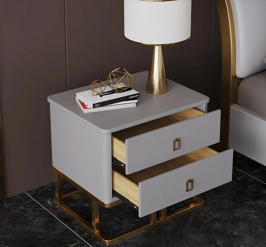 Montera Faux Leather Nightstand
