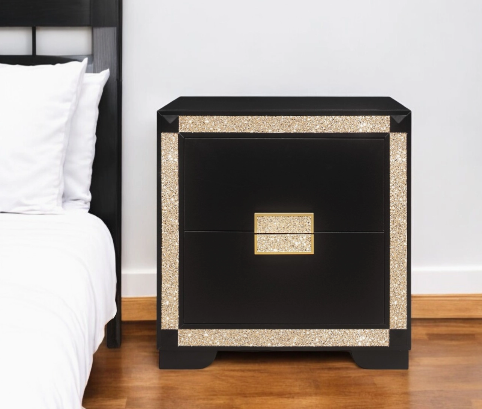 Gilded Luxe Nightstand