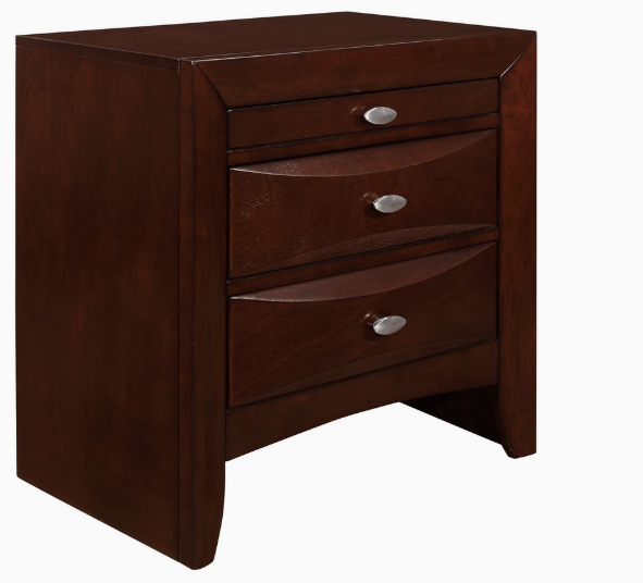 Merlot Chambered Nightstand