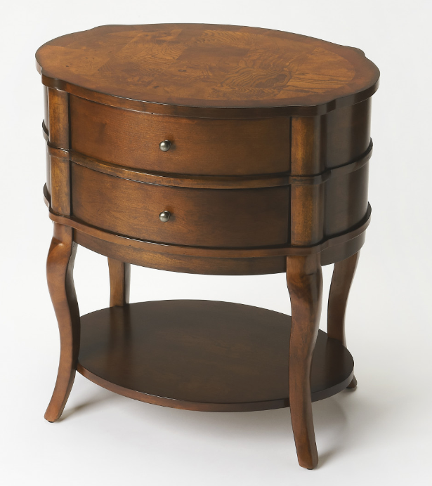 Umber Crest Nightstand