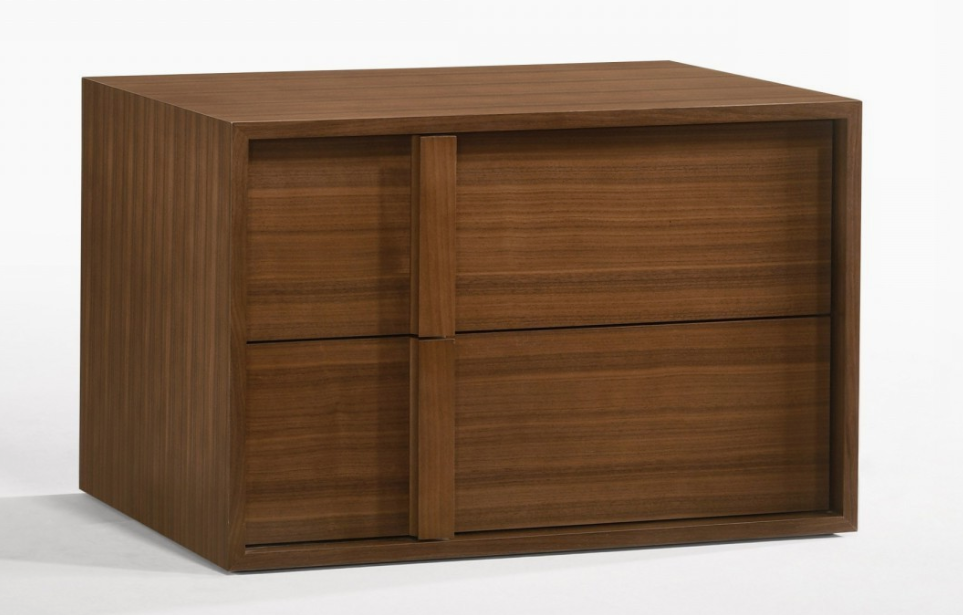 Modern Walnut Nightstand