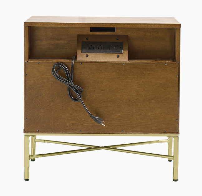 Albano Camel Nightstand