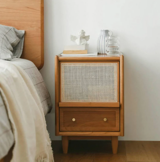 Harvest Grove Rattan Nightstand