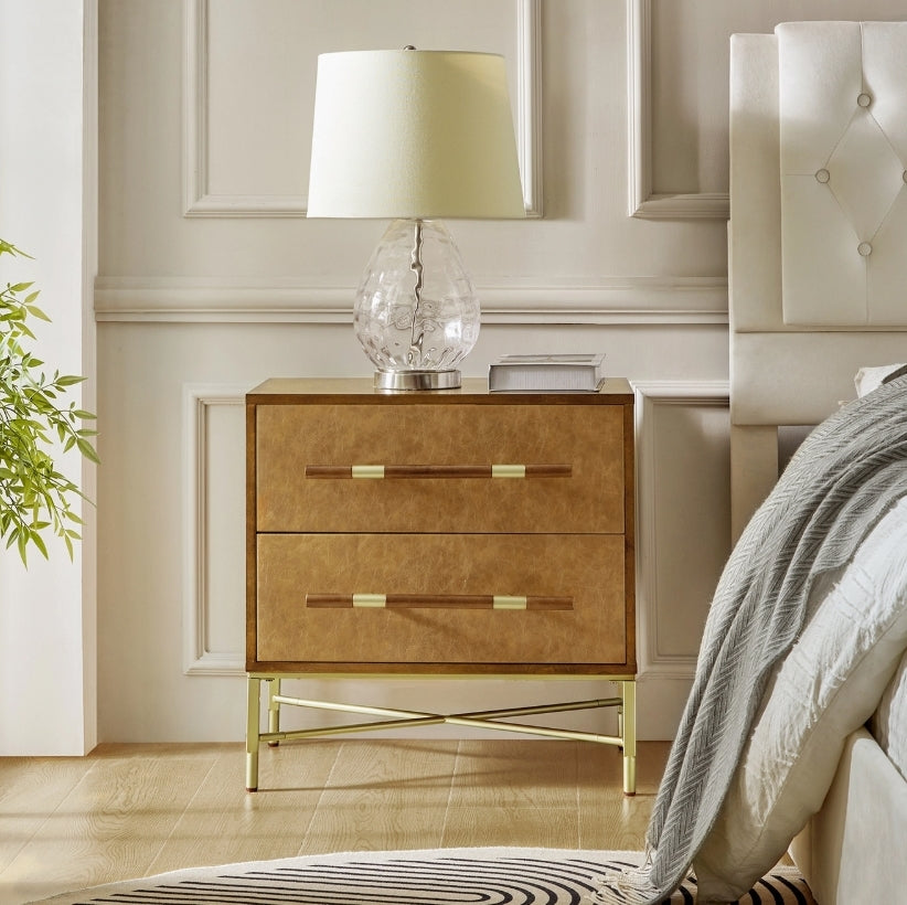 Albano Camel Nightstand